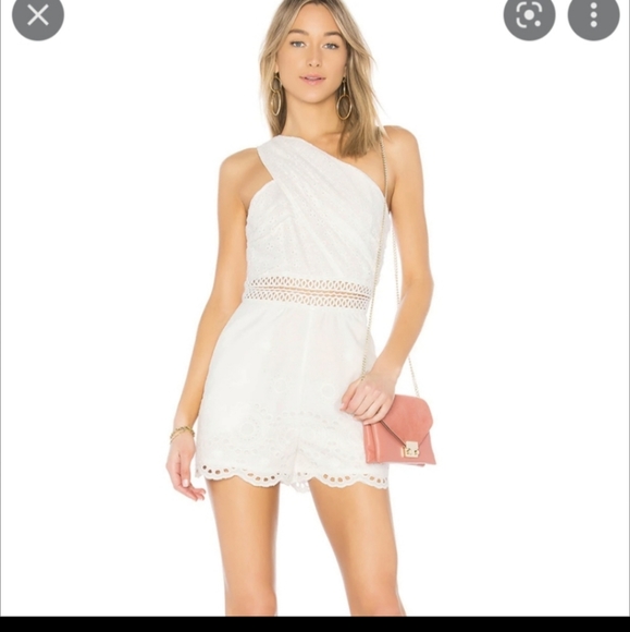 One shoulder Romper - Picture 4 of 4